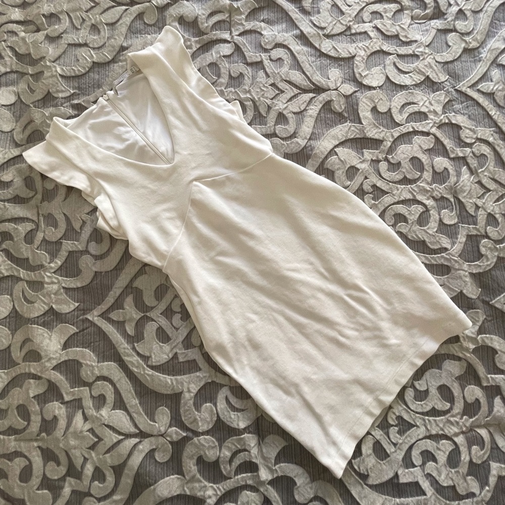White Bodycon Zara dress stretchy